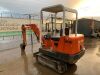 UNRESERVED Pel-Job 1.5T Mini Excavator c/w Bucket - 9