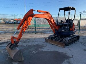 2008 Kubota U25 Zero Tail Swing Excavator