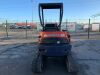 2008 Kubota U25 Zero Tail Swing Excavator - 9