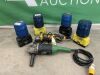 UNRESERVED Lot to Include: Dewalt Grinder, Hitachi Grinder & 4x Blue Lights - 2