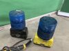 UNRESERVED Lot to Include: Dewalt Grinder, Hitachi Grinder & 4x Blue Lights - 4