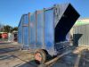 Hydraulic Waste Collector Tipping Trailer c/w Auger - 3