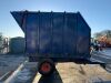 Hydraulic Waste Collector Tipping Trailer c/w Auger - 6