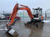 2012 Kubota KX121-3 4T Excavator c/w Bucket & Thumb Grab