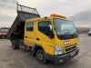 UNRESERVED 2011 Mitsubishi Canter Fuso 3C13D Euro 5 Crew Cab Tipper - 7