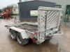 UNRESERVED Ifor Williams GH1054BT Twin Axle 3.5T Plant Trailer - 3