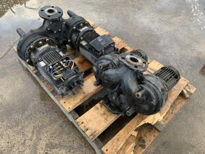 UNRESERVED 2x 50HZ Double Head Grundfos Pumps