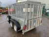 Ifor Williams GD84TA Twin Axle High Mesh Sided Trailer c/w Ramp - 3