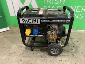 2019 Pacini LDG7500 Portable Diesel Generator