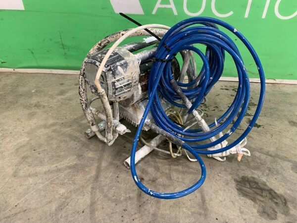 Airlescco LP500 Airless Paint Sprayer c/w Hoses & Gun