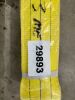 4 x 3T - 3M Yellow Lifting Slings - 4