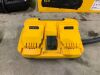 4 x Dewalt Batteries - 2 x Dewalt Chargers - Dewalt Cjopsaw Adaptor - 3