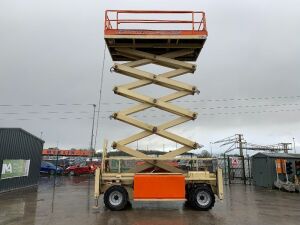 UNRESERVED 2002 Liftlux SL172-24L 19M Rough Terrain Scissors Lift