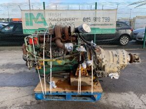 Volvo Dump Truck Engine c/w Gearbox