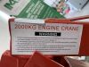 UNRESERVED Red 2000KG Engine Crane - 5