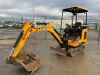 2018 JCB 15C-1 1.5T Excavator c/w 3 x Buckets