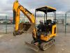 2018 JCB 15C-1 1.5T Excavator c/w 3 x Buckets - 2