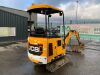 2018 JCB 15C-1 1.5T Excavator c/w 3 x Buckets - 9