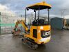 2018 JCB 15C-1 1.5T Excavator c/w 3 x Buckets - 14