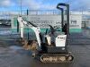 2017 Bobcat E10 Zeo Tail 1T Mini Excavator c/w 2 x Buckets - 2