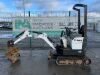 2017 Bobcat E10 Zeo Tail 1T Mini Excavator c/w 2 x Buckets - 3