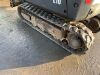 2017 Bobcat E10 Zeo Tail 1T Mini Excavator c/w 2 x Buckets - 24