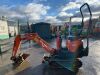 UNRESERVED 2008 Kubota K008-3 0.8T Excavator c/w 3 x Buckets - 12