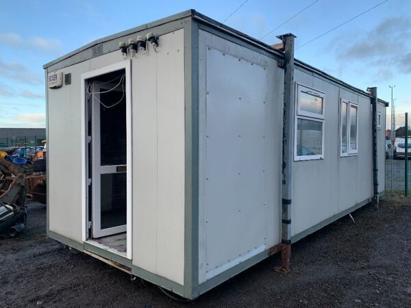 UNRESERVED 25FT x 10FT Portacabin Unit c/w Small Canteen & Toilet