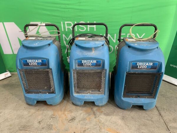 UNRESERVED 3 x Drieaz Portable Dehumidifier