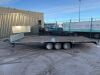 UNRESERVED Graham Edwards FB3518T Tri Axle Flabed Trailer (18ft x 4ft) - 2