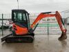 2013 Kubota U25-3EU Zero Tail Excavator c/w Bucket - 4