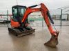 2013 Kubota U25-3EU Zero Tail Excavator c/w Bucket - 6