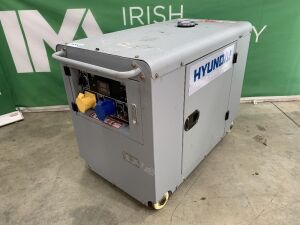 2018 7.5KVA Diesel Generator c/w Keystart