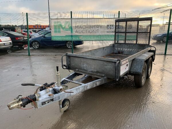 Indespension G2084 Twin Axle 8x4 Plant Trailer