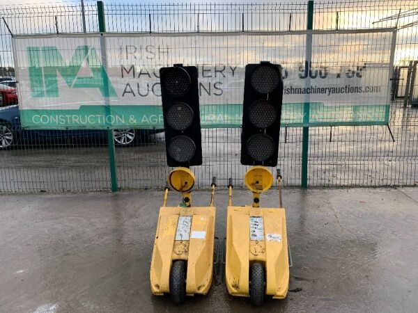 Set Of TTS Portable Traffic Lights