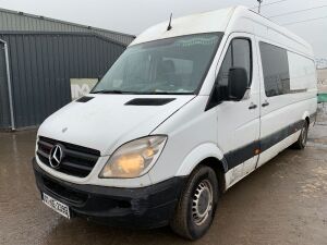 UNRESERVED 2007 Mercedes Benz Sprinter Crew Cab LWB Workshop Van