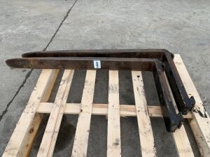 Pair Of Forklift Forks