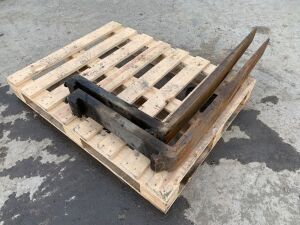 Pair Of Forklift Forks