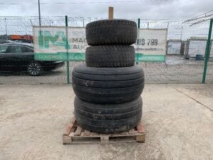 Full Set Of Kubota Tyres (550 x 60 x 22.5)