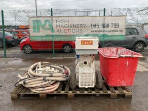 UNRESERVED Strata MP025 Render & Acrylic Mixing Pump c/w Piping, Vibartion Unit & Mortor Bin