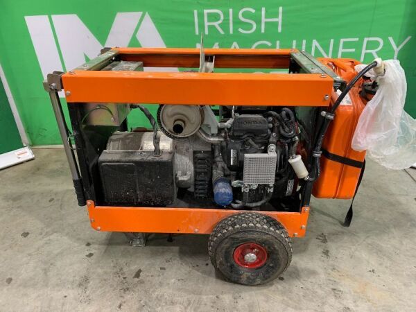 UNRESERVED Honda 15KVA Portable Petrol Generator (3 Phase & 110V) - 38Hrs