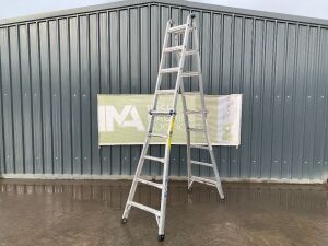 Telescopic Aluminium Combination Ladder