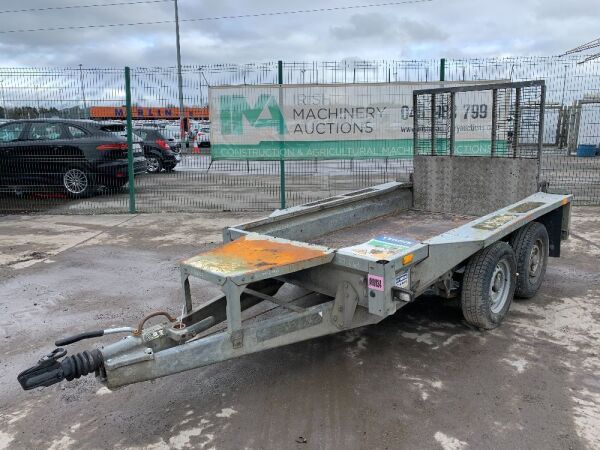 UNRESERVED Ifor Williams GX84 8X6 Twin Axle Plant Trailer