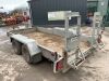 UNRESERVED Indespension V675 12x8 Twin Axle 3.5T Plant Trailer - 3