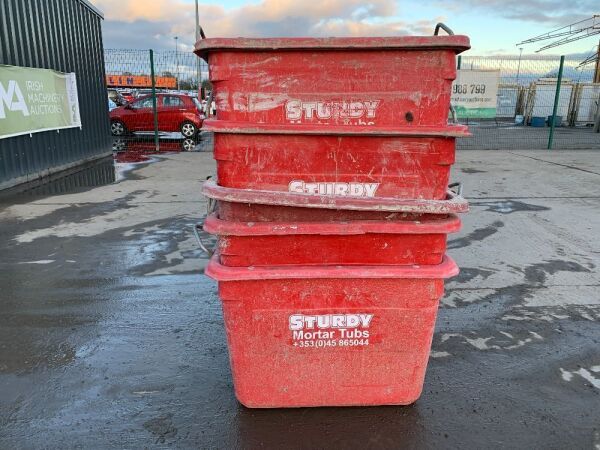 UNRESERVED 5 x Mortar Bins