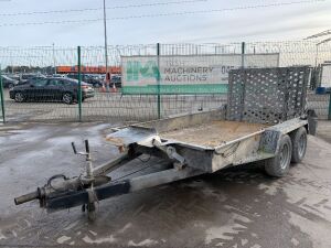 UNRESERVED Ifor Williams GH105B Twin Axle 3.5T Plant Trailer c/w Ramp