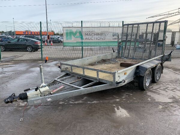 Indespension Twin Axle 3.5T Plant Trailer c/w Ramp