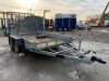 Indespension Twin Axle 3.5T Plant Trailer c/w Ramp - 7