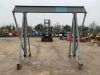 Height Adjustable Portable Gantry Crane On Castors - 5