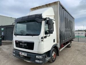 2012 MAN TGL 7.180 4X2 7.5T Curtaindsider